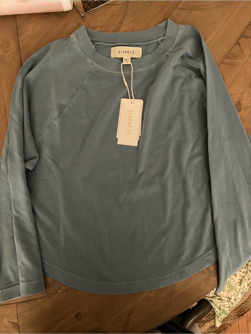 Super Soft Cotton Cropped Long Sleeve Tee